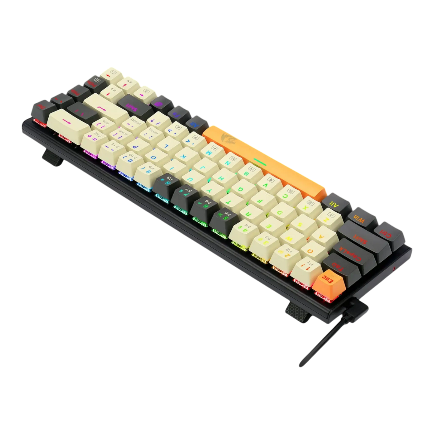 Teclado Mecánico Gamer con cable al 60% - Redragon RYZE K663
