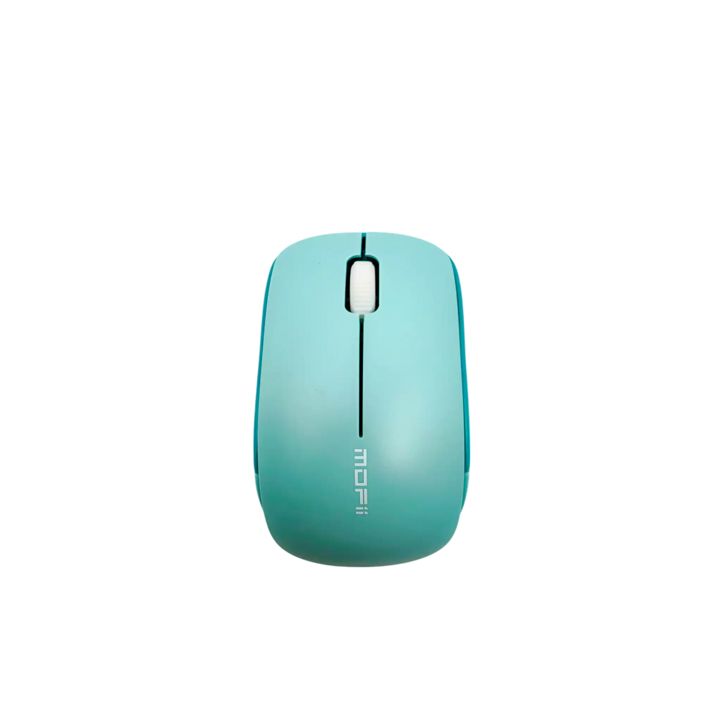 COMBO TECLADO Y MOUSE RETRO TECLAS REDONDAS -TURQUESA
