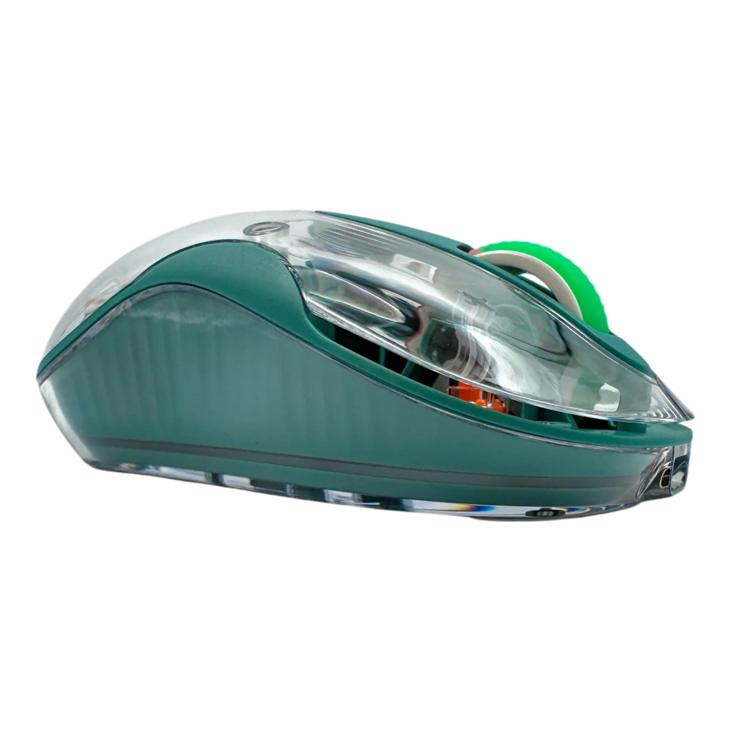 MOUSE INALÁMBRICO TRASNPARENTE M333 - VERDE