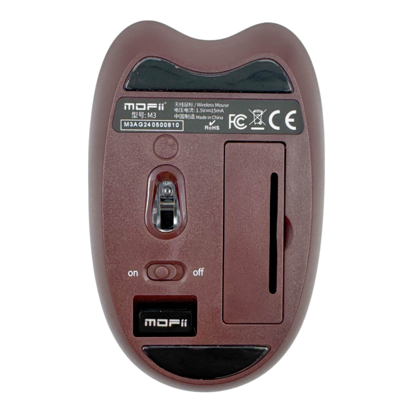 MOUSE INALAMBRICO SILENCIOSO M3 MOFII CAFE