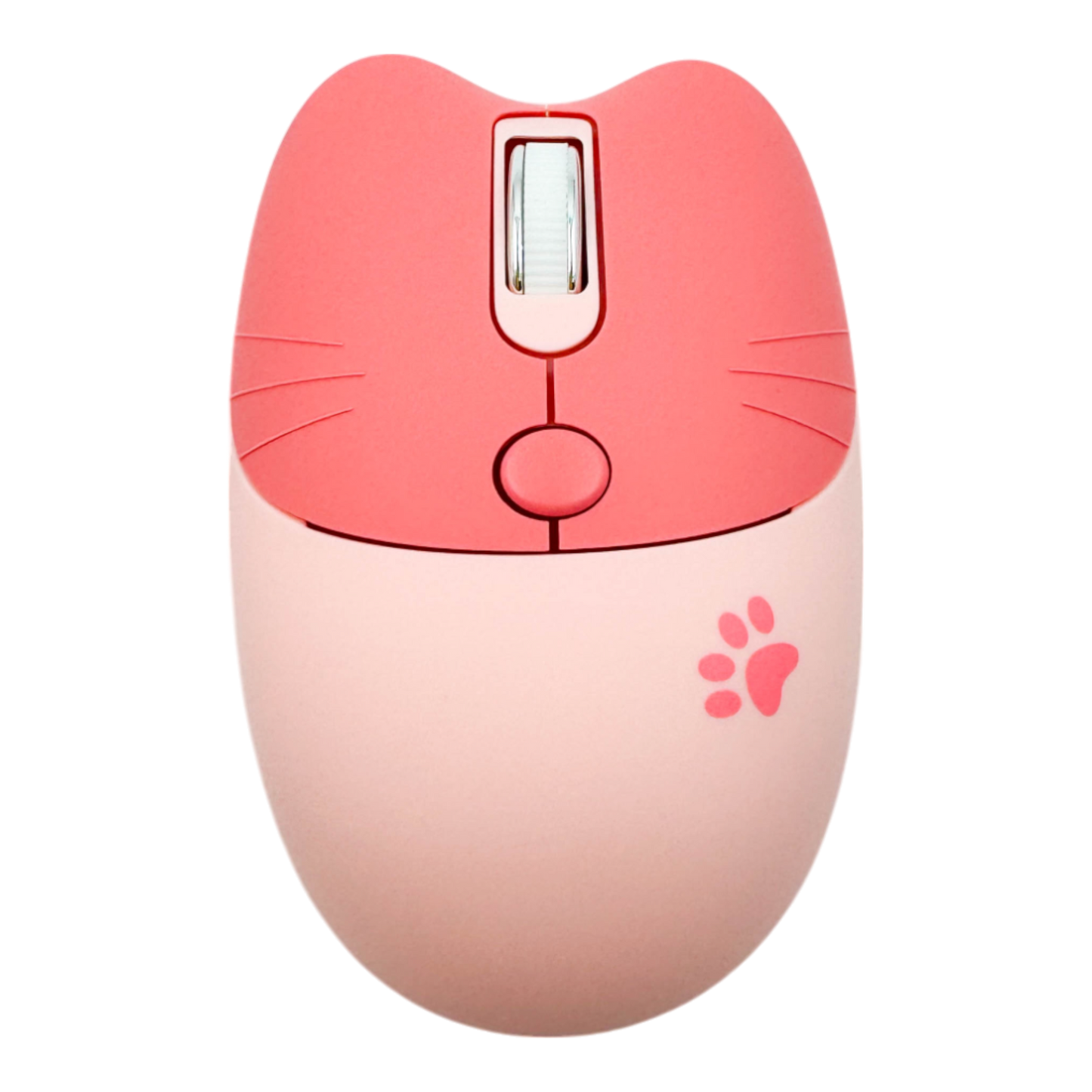 COMBO TECLADO Y MOUSE GEEZER 0053 DISEÑO DE GATO COMPACTO ROSADO