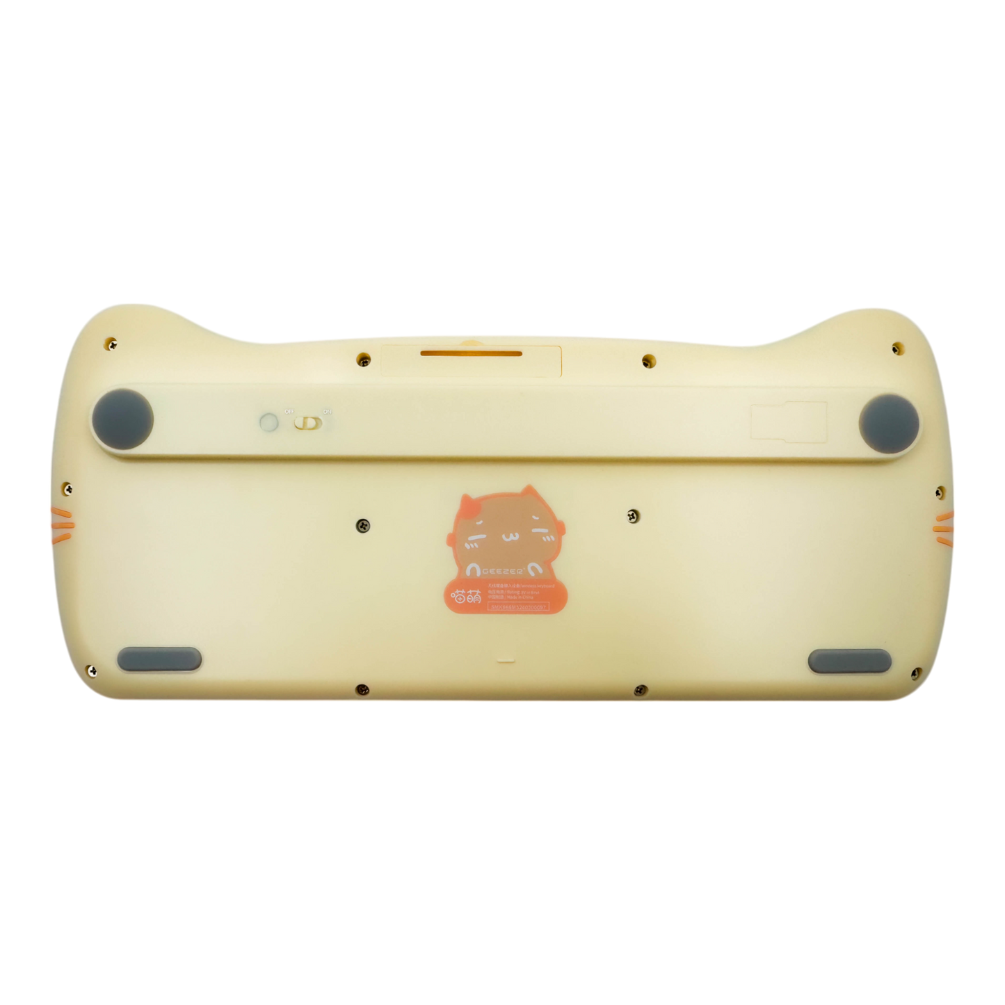COMBO TECLADO Y MOUSE GEEZER 0053 DISEÑO DE GATO COMPACTO HABANO