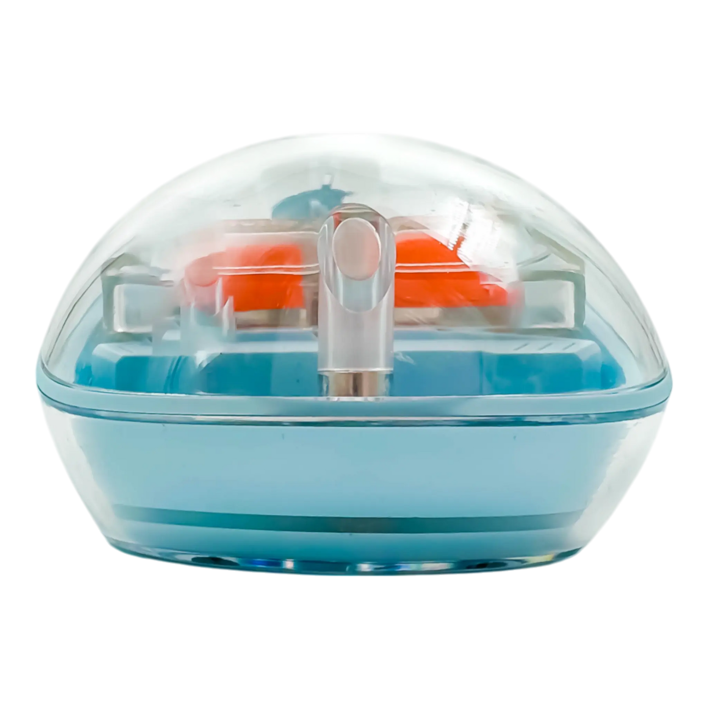 MOUSE INALÁMBRICO TRASNPARENTE M333 - AZUL