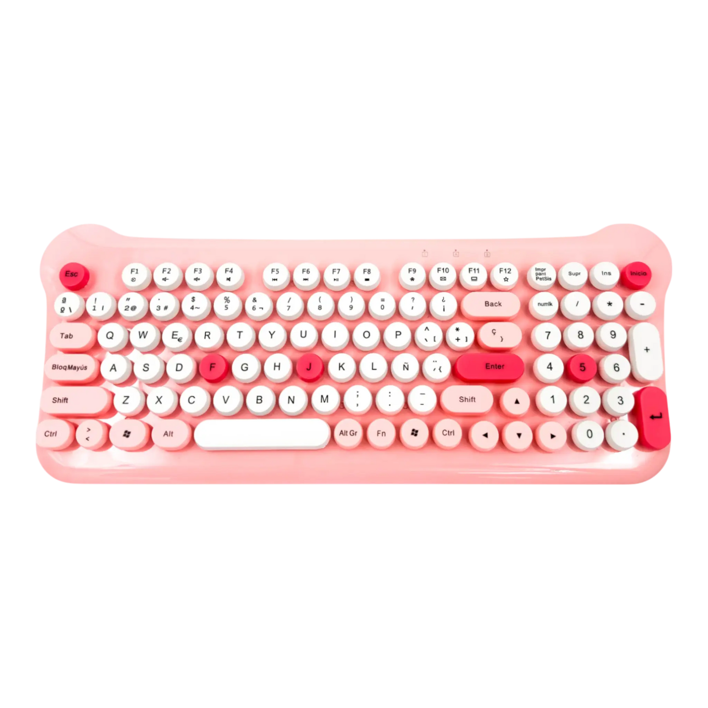 COMBO TECLADO DE MEMBRANA | AOAS AS-212 ROSADO
