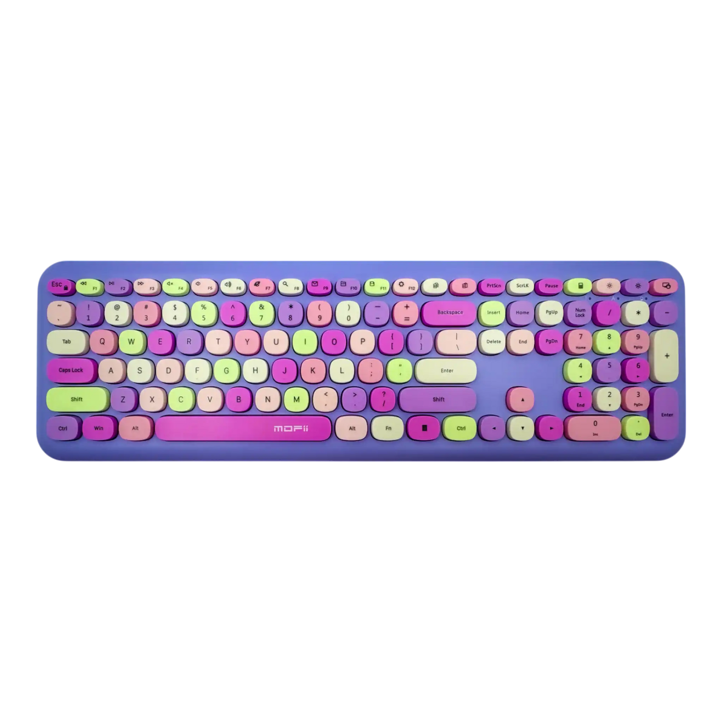 COMBO TECLADO Y MOUSE SILENCIOSO MOFII 0060-MORADO