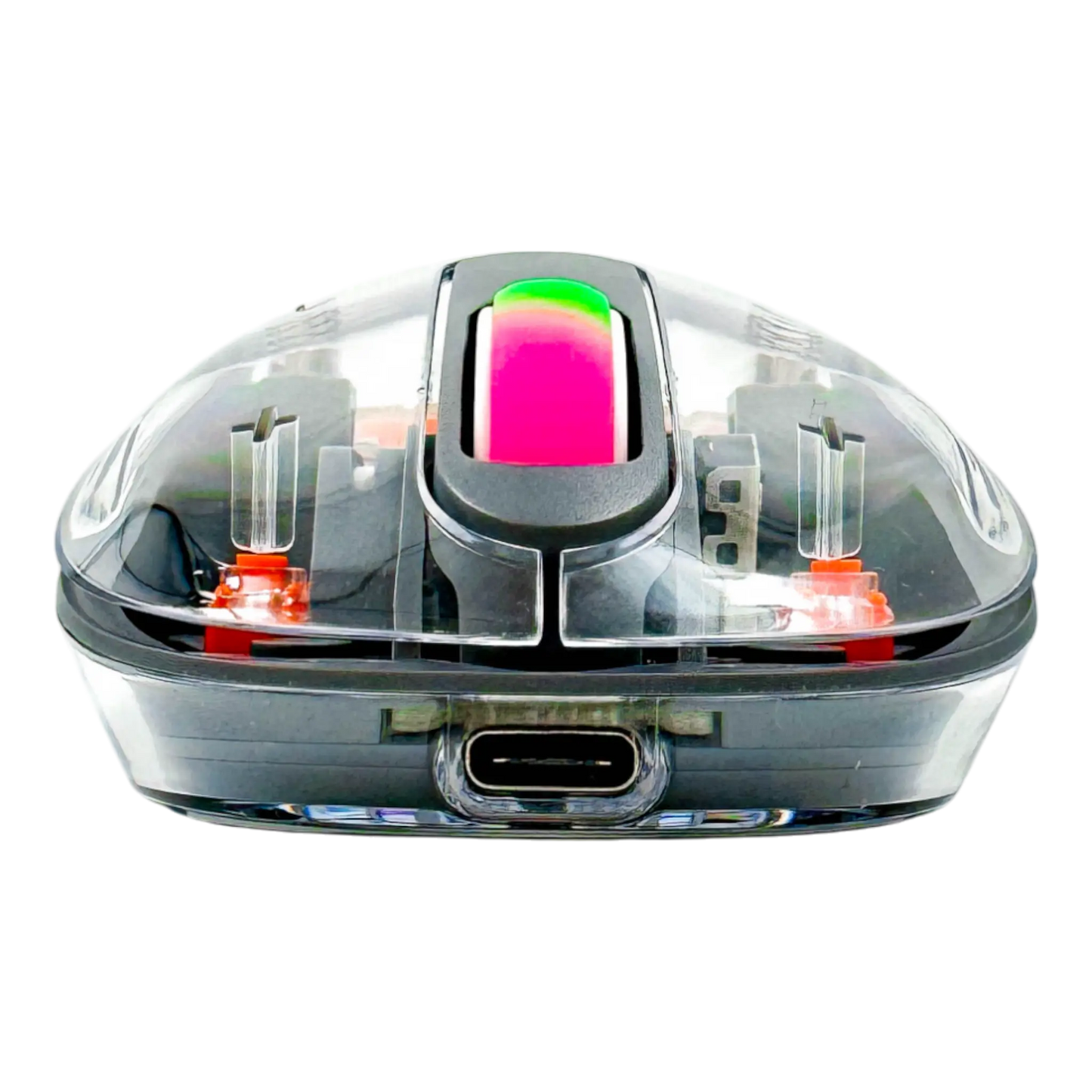 MOUSE INALÁMBRICO TRASNPARENTE M333 - GRIS