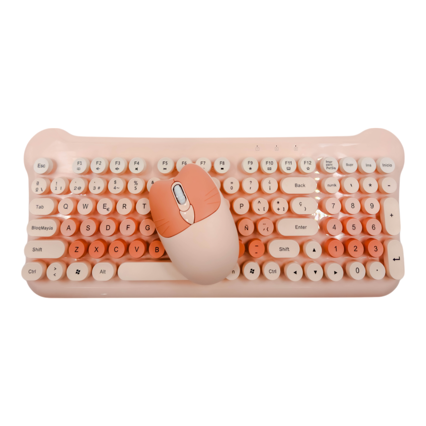 COMBO TECLADO DE MEMBRANA | AOAS AS-212- NUDE