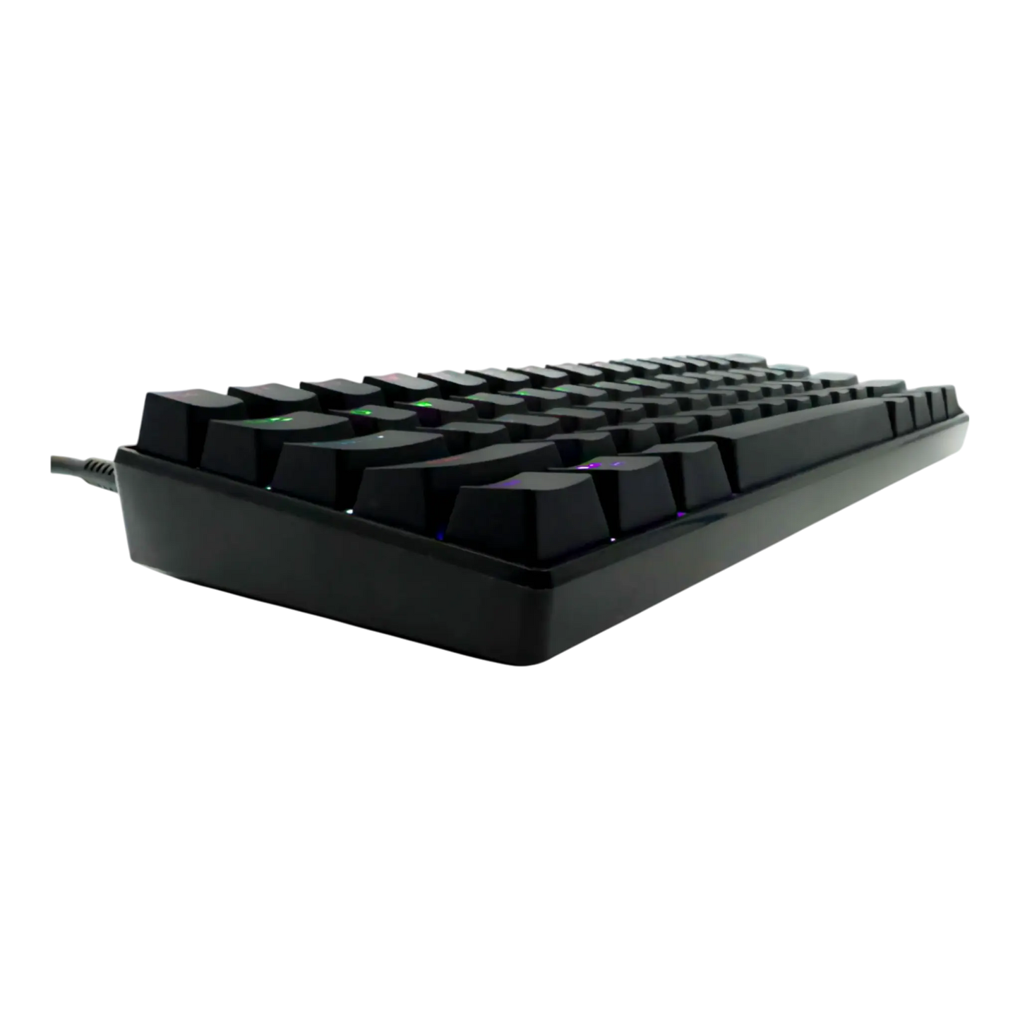 Teclado mecánico para juegos T-Wolf T60 60% RGB con cable NEGRO