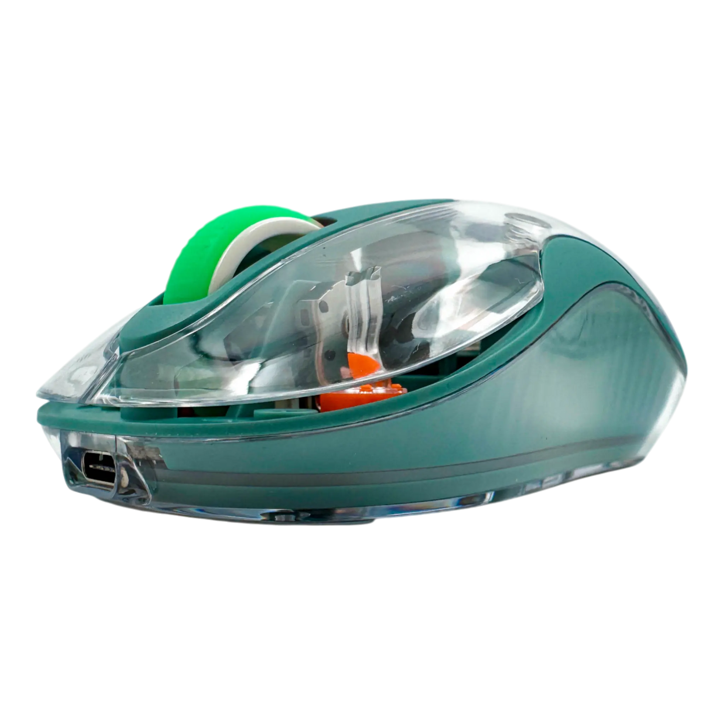 MOUSE INALÁMBRICO TRASNPARENTE M333 - VERDE