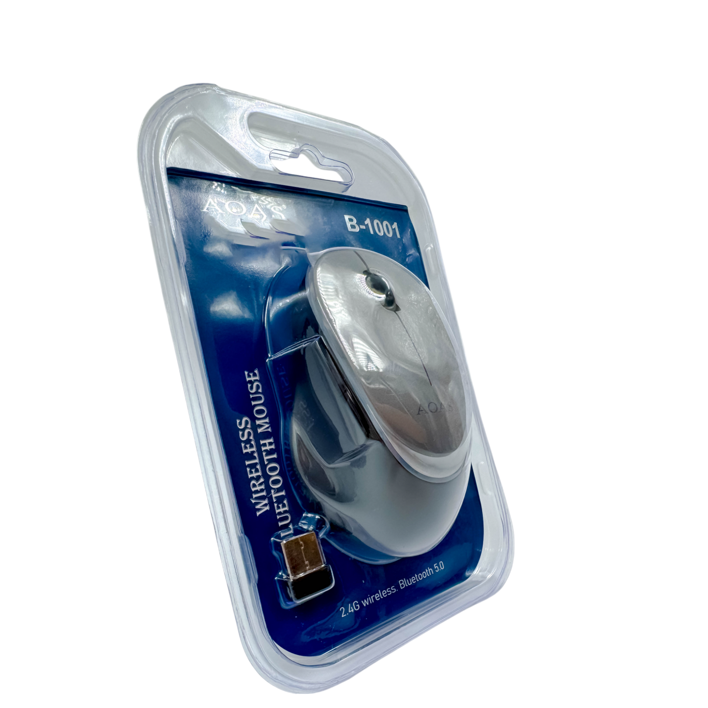MOUSE INALÁMBRICO | AOAS B-1001 GRIS