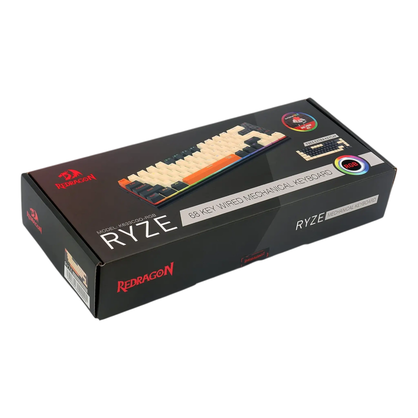 Teclado Mecánico Gamer con cable al 60% - Redragon RYZE K663