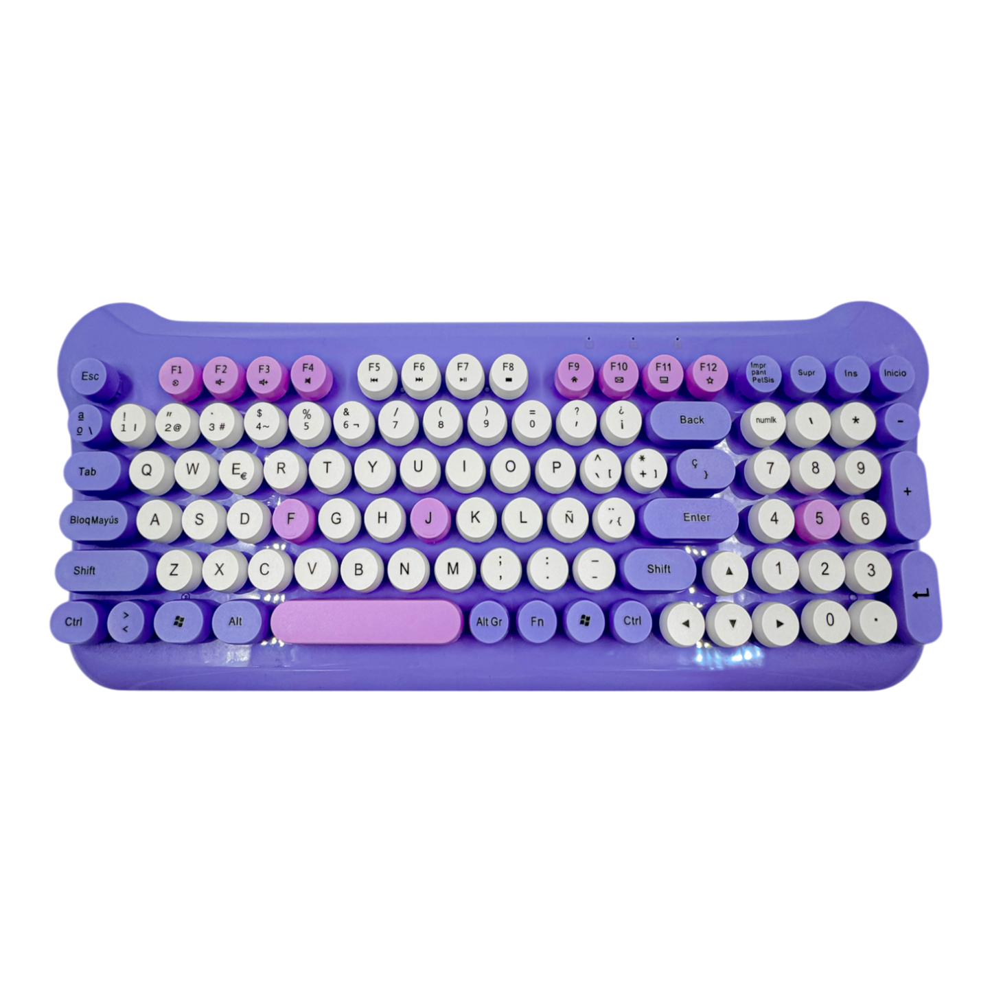 COMBO TECLADO DE MEMBRANA | AOAS AS-212 MORADO
