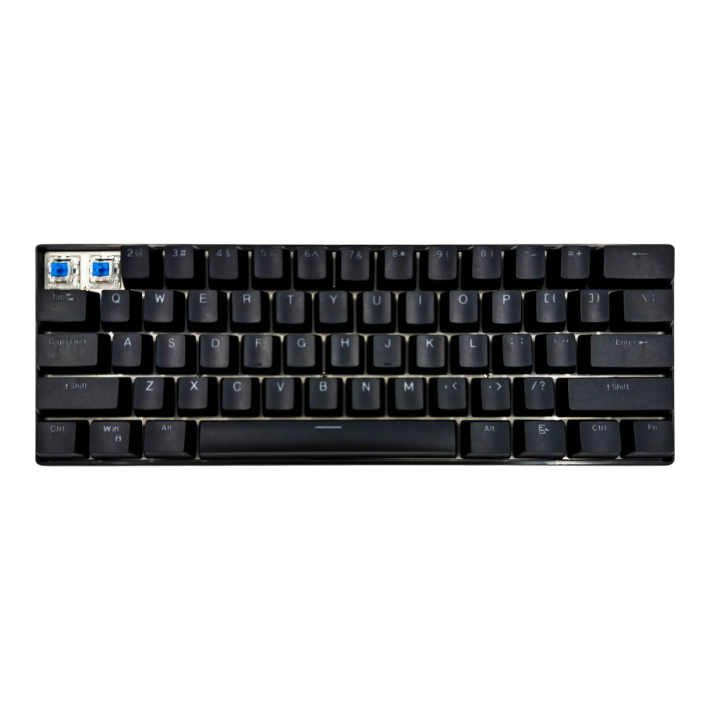 Teclado mecánico para juegos T-Wolf T60 60% RGB con cable NEGRO
