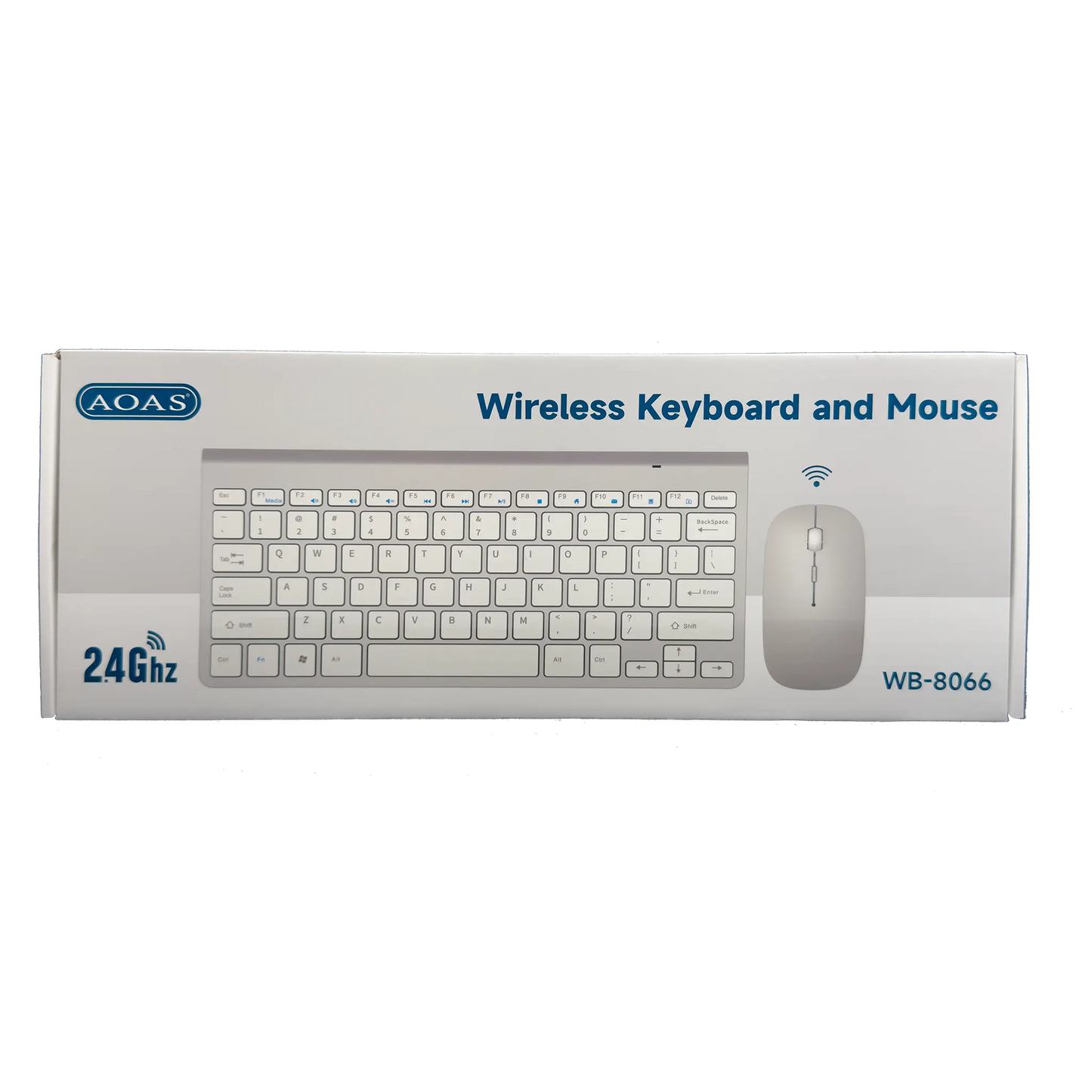 COMBO TECLADO Y MOUSE INALÁMBRICO | AOAS WB-8066