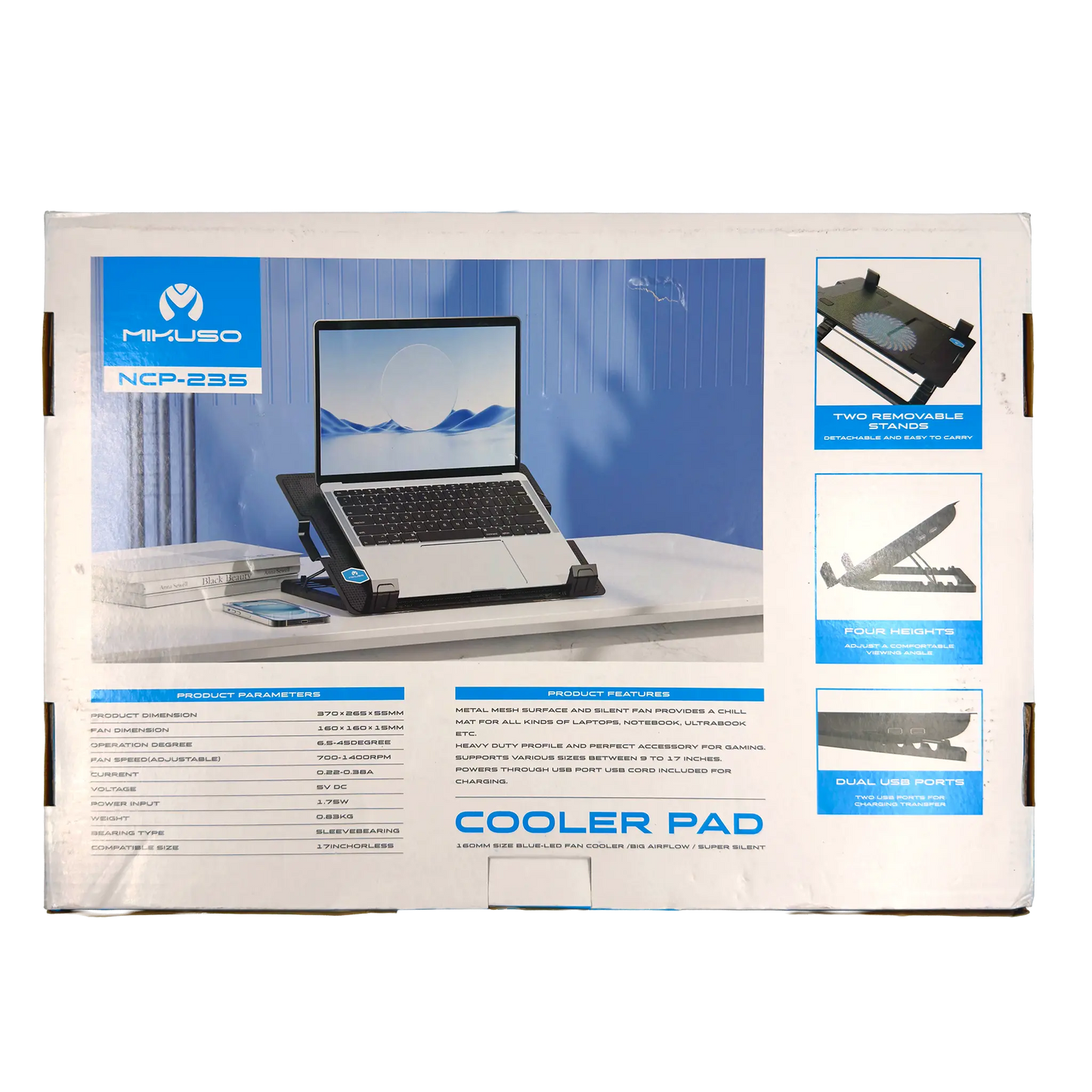 Base Refrigerante MIKUSO SHUN-1 : Enfriamiento Potente y Diseño Ergonómico