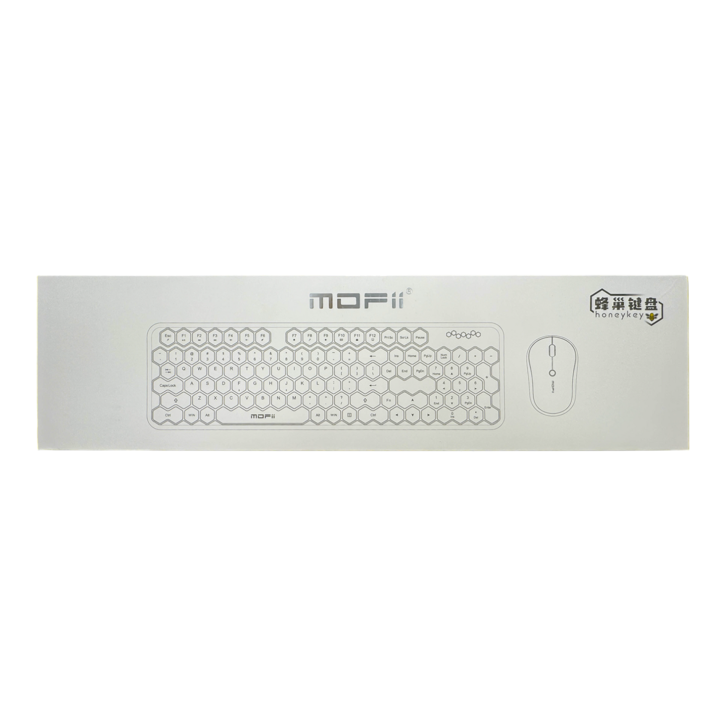 COMBO TECLADO Y MOUSE MOFII | HONEY MORADO