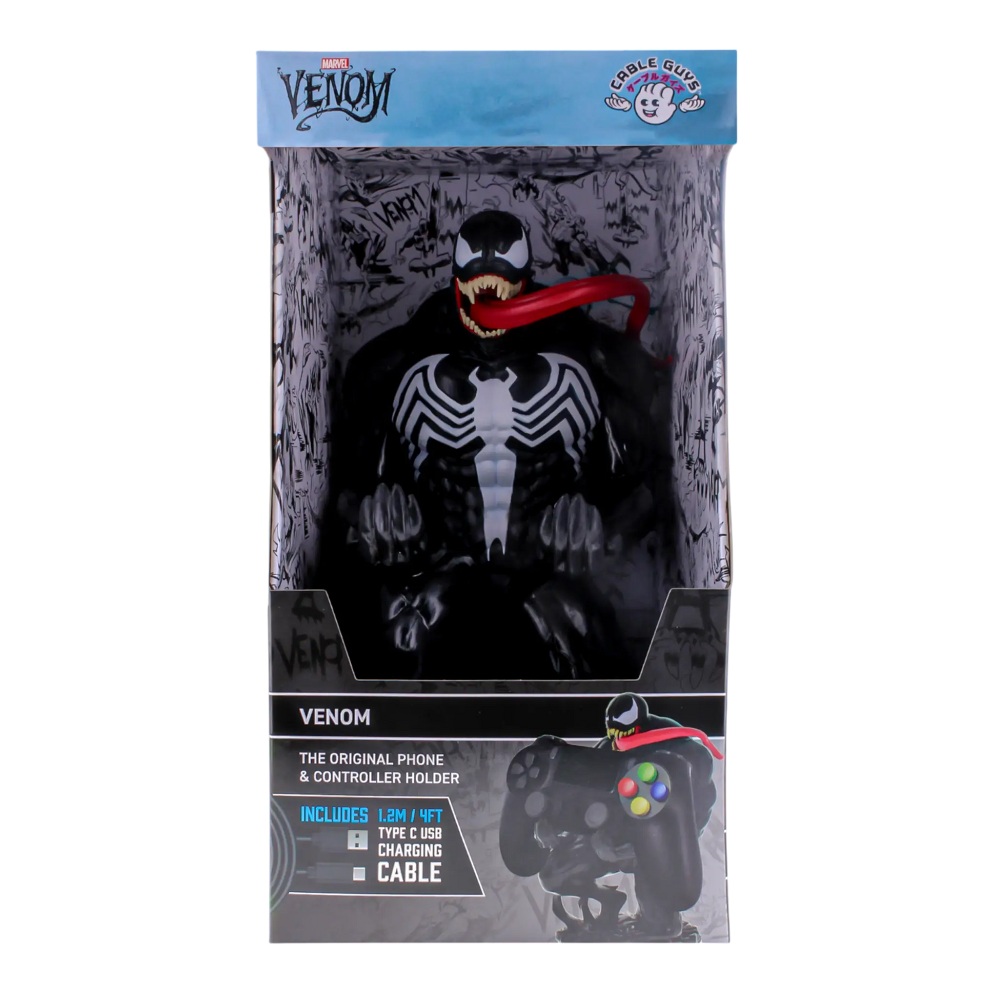 SOPORTE MARVEL: VENOM PARA TU CONTROL O CELULAR - CABLE GUYS ORIGINAL