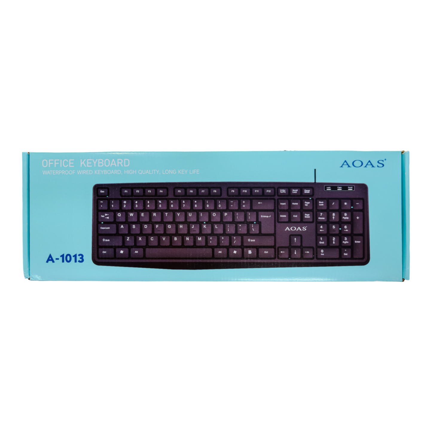 TECLADO CON CABLE DE MEMBRANA AOAS A-1013