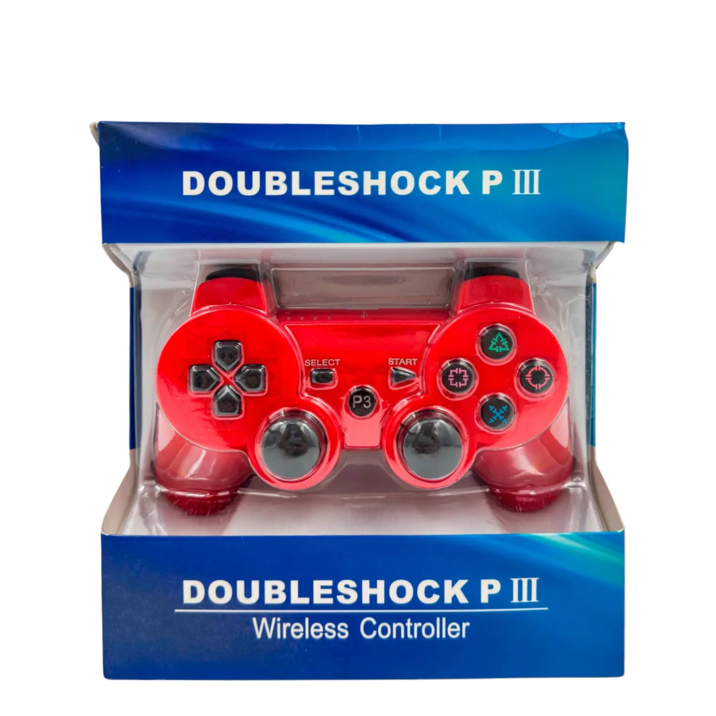CONTROLES GENERICOS INALÁMBRICOS PLAY 3 - ROJO