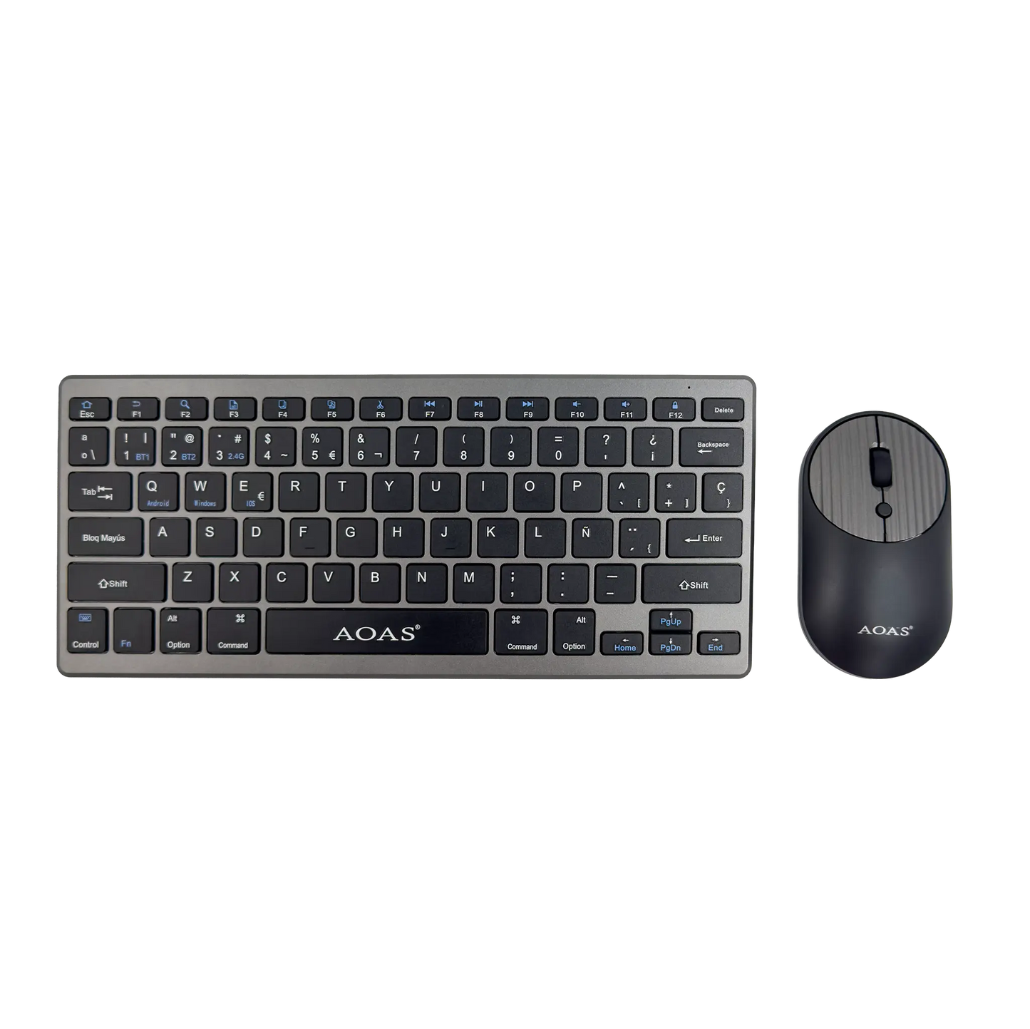 COMBO TECLADO- MOUSE RECARGABLE | AOAS A-1011 B