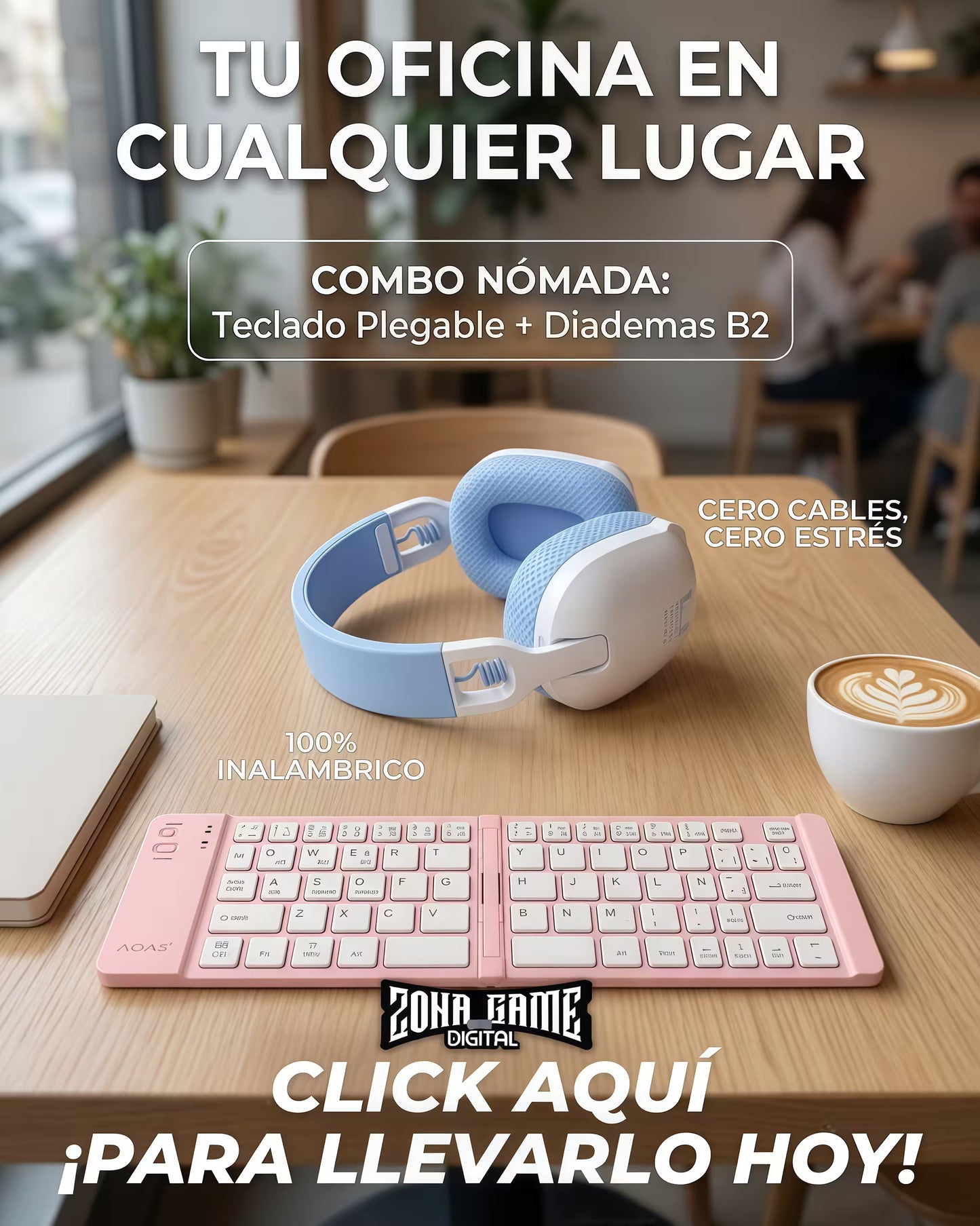 Combo Trabajo & Audio - vista 7 accesorio gamer