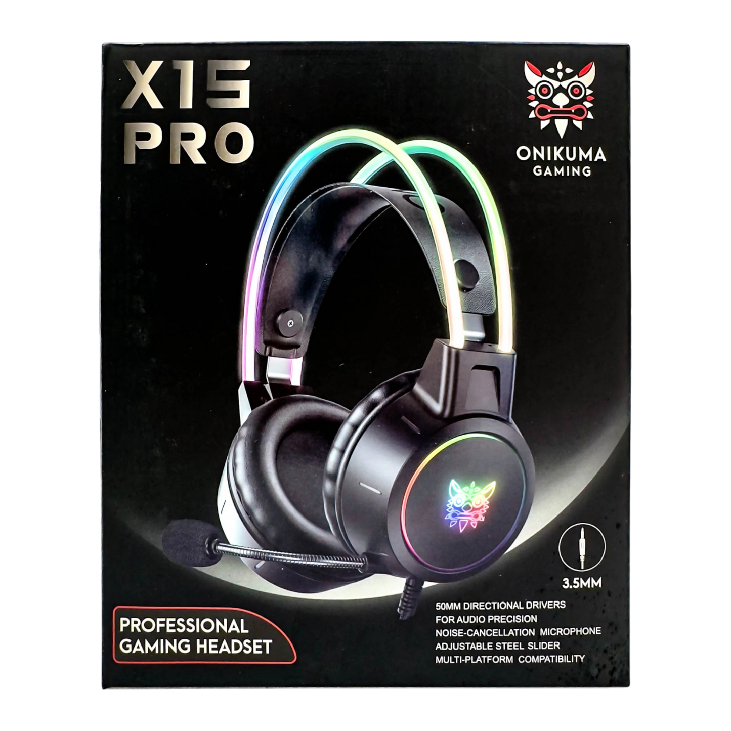 Diadema Gamer ONIKUMA X15 PRO NEGRA