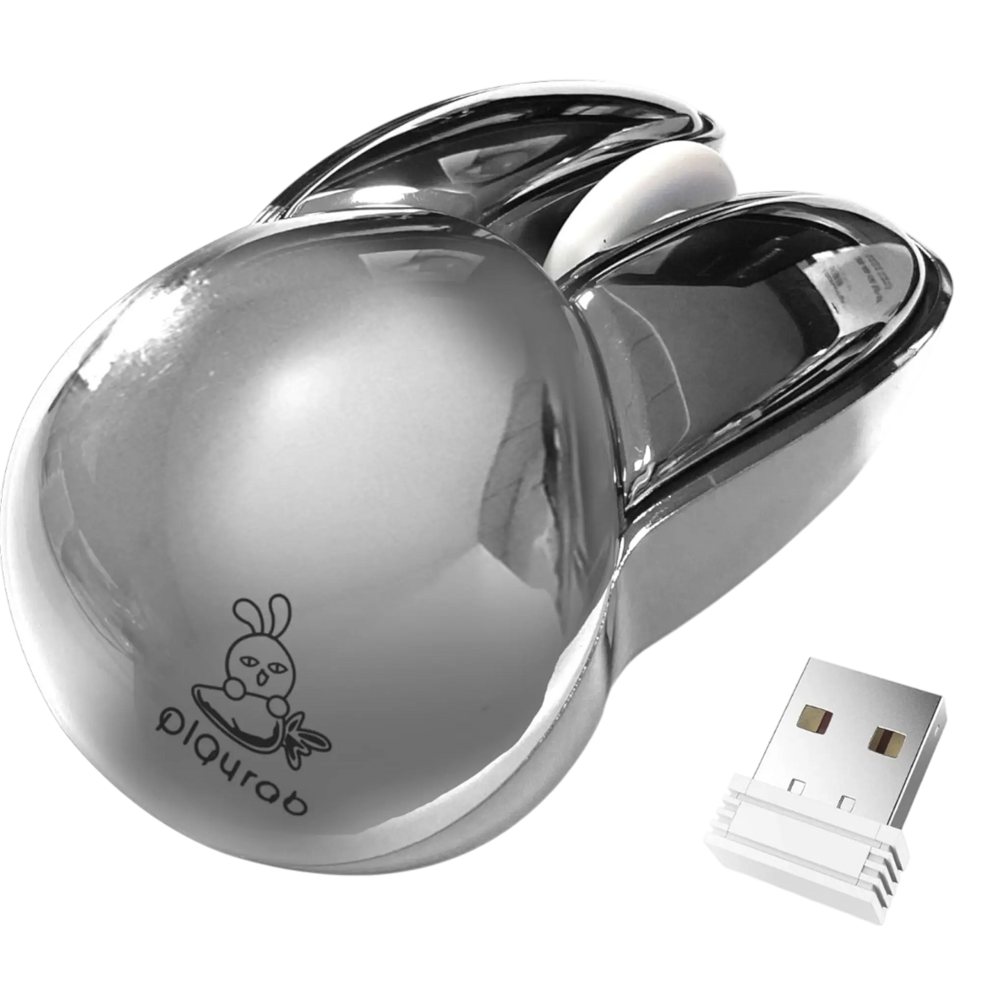 MOUSE INALAMBRICO SILENCIOSO MOFII | M6DM PLATEADO