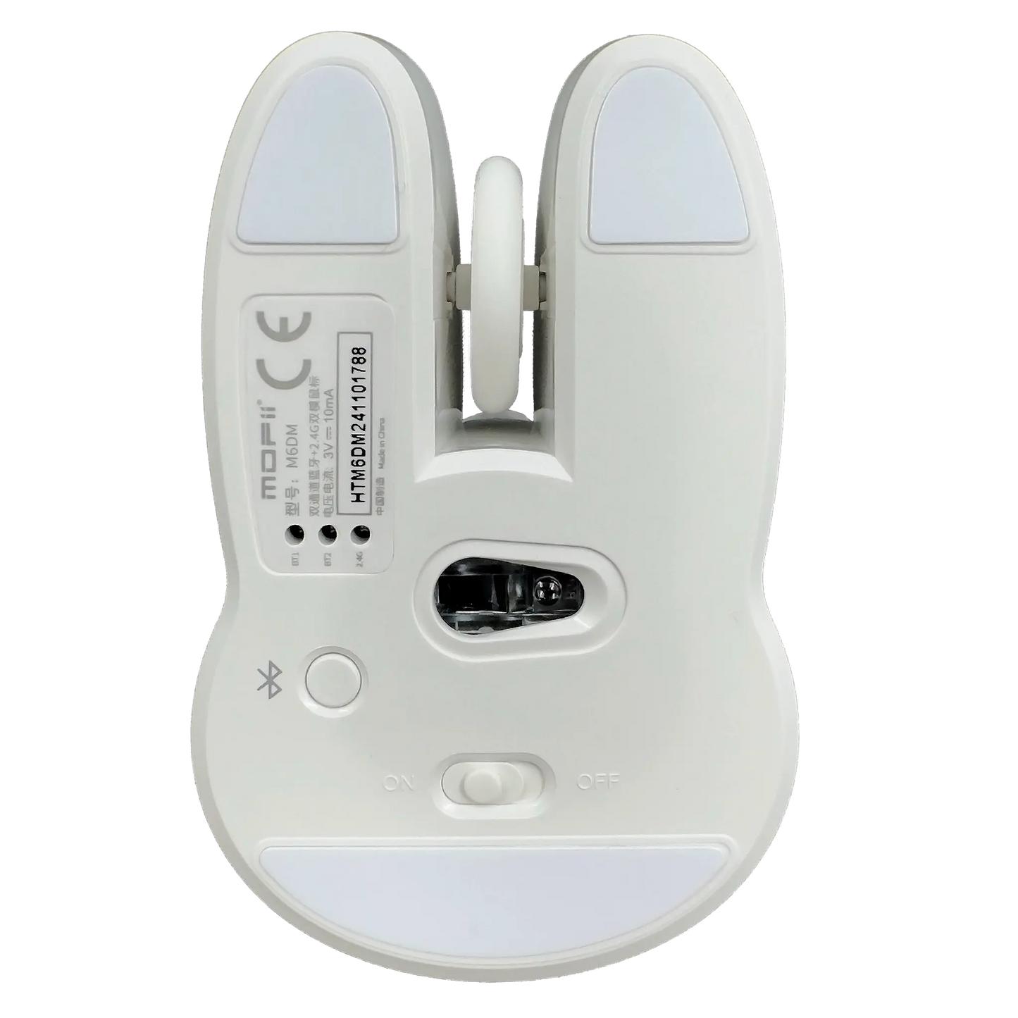MOUSE INALAMBRICO SILENCIOSO MOFII | M6DM BLANCO-ROSADO