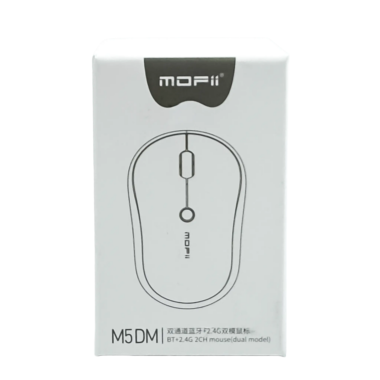 Mouse Inalámbrico Silencioso MOFII M5 MD Morado - Dual Mode Bluetooth 2.4G DPI 1600