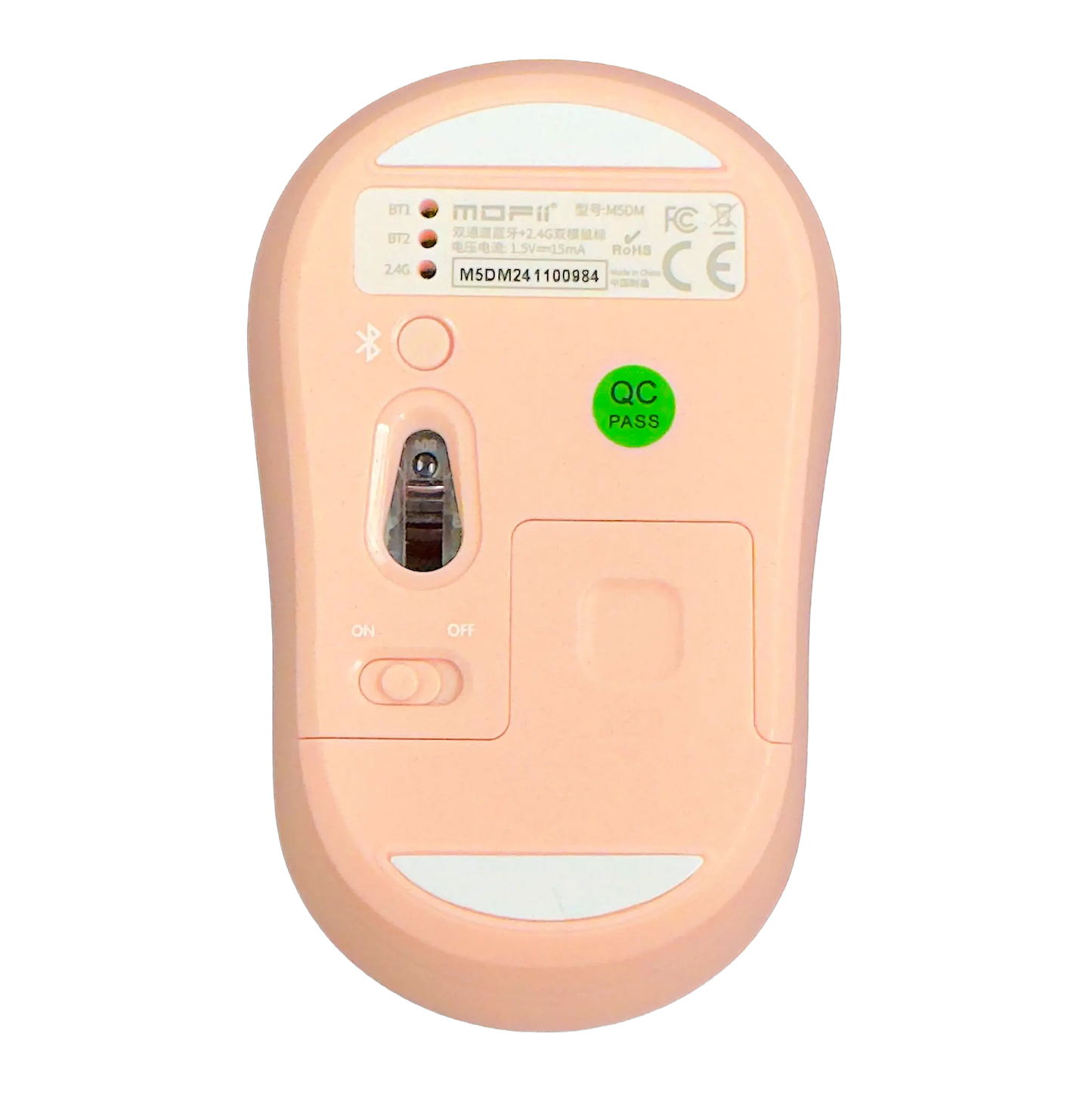 MOUSE INALAMBRICO SILENCIOSO MOFII- M5 MD ROSADO