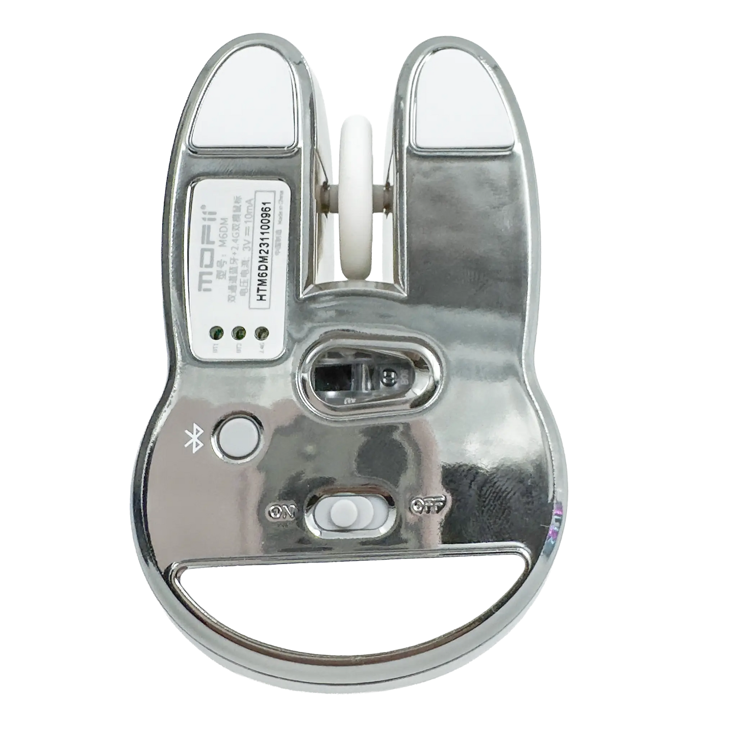 MOUSE INALAMBRICO SILENCIOSO MOFII | M6DM PLATEADO