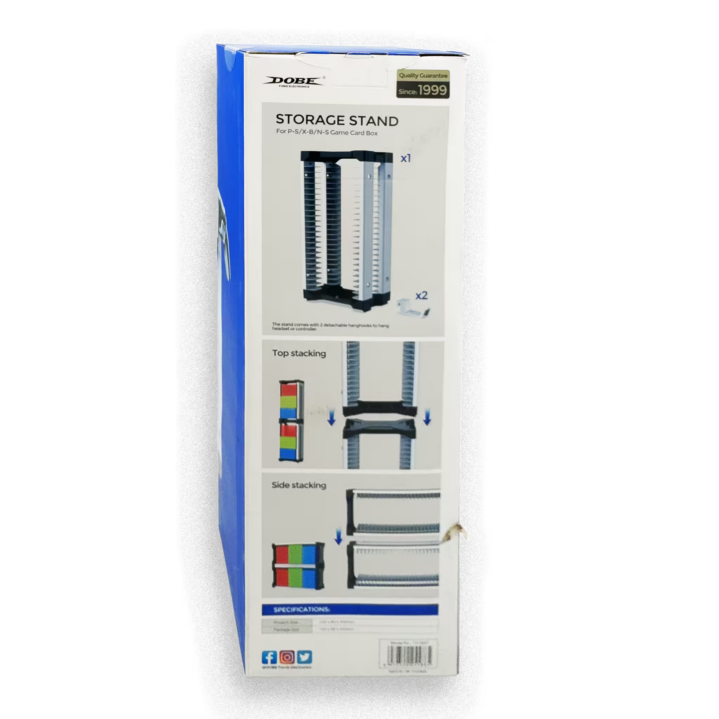 STAND DE ALMACENAMIENTO PARA 23 VIDEOJUEGOS - Modular con Ganchos para Auriculares