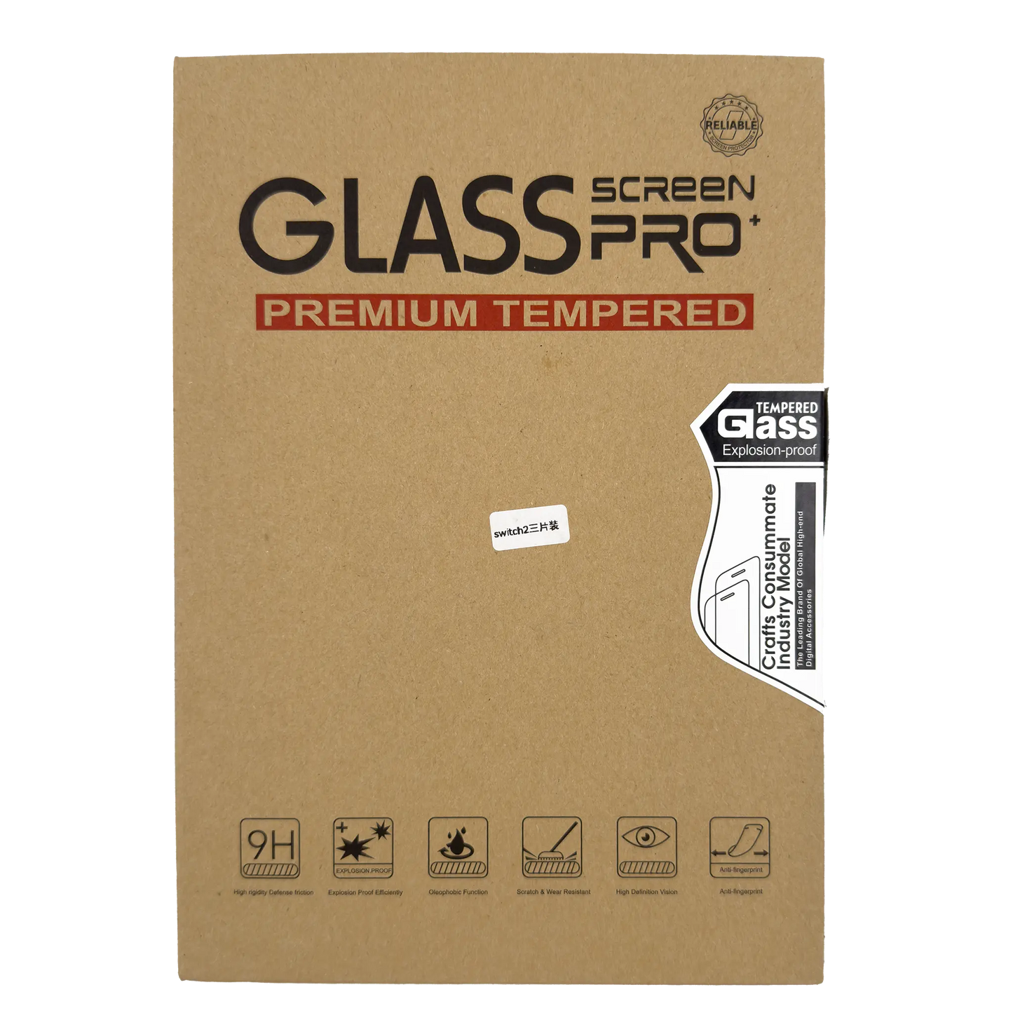 VIDRIO TEMPLADO NINTENDO SWITCH 2