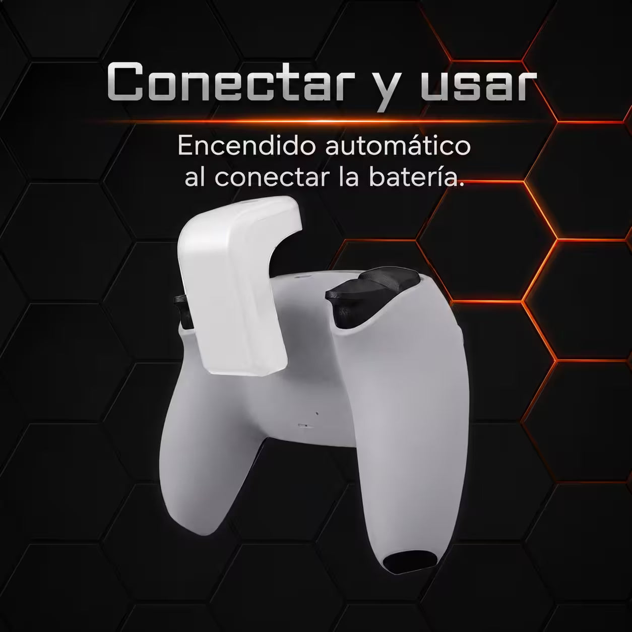 Batería Externa Recargable DOBE 1500mAh Control PS5 DualSense | Indicador LED Type-C