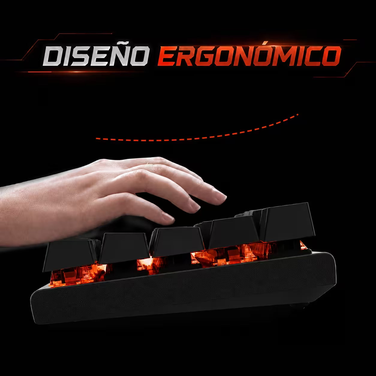 Teclado Mecánico T-Wolf T61 Pro-Gamer | 63 Teclas RGB Anti-Ghosting USB