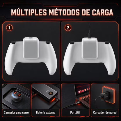 Batería Externa Recargable DOBE 1500mAh Control PS5 DualSense | Indicador LED Type-C