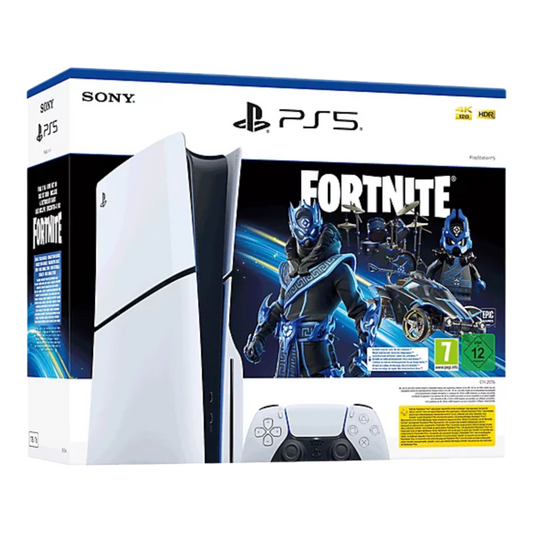 PLAY STATION 5 SLIM CON LECTOR DE CD VERSIÓN AMERICANA - pack Fortnite® Cobalt Star