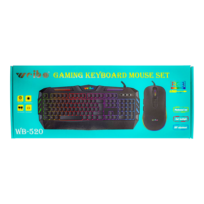 COMBO TECLADO Y MOUSE GAMER | WEIBO 520