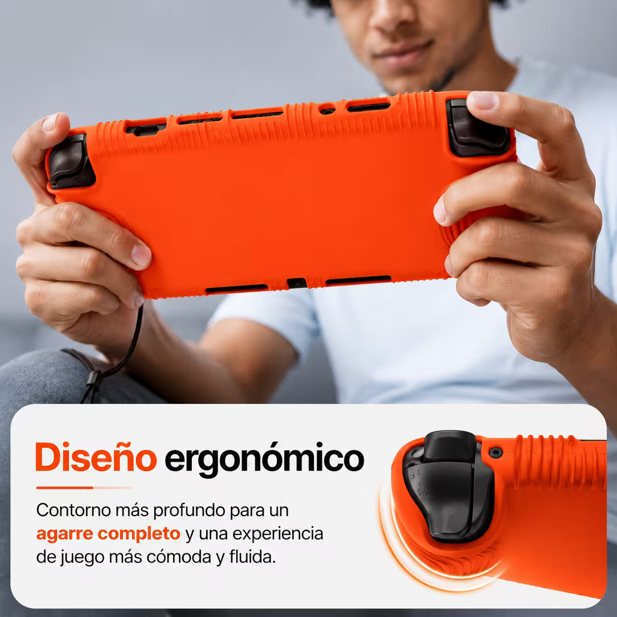 Funda de Silicona Nintendo Switch 2 | Alta Densidad Color Rojo