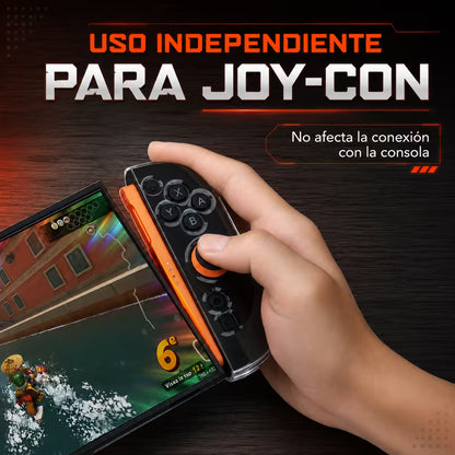 Cubiertas Protectoras Acrílico para Joy-Con Nintendo Switch 2 | Transparente Anti-Rayaduras