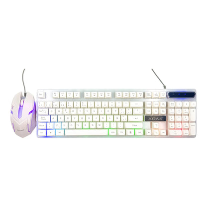 COMBO MOUSE Y TECLADO GAMER | AOAS M-400