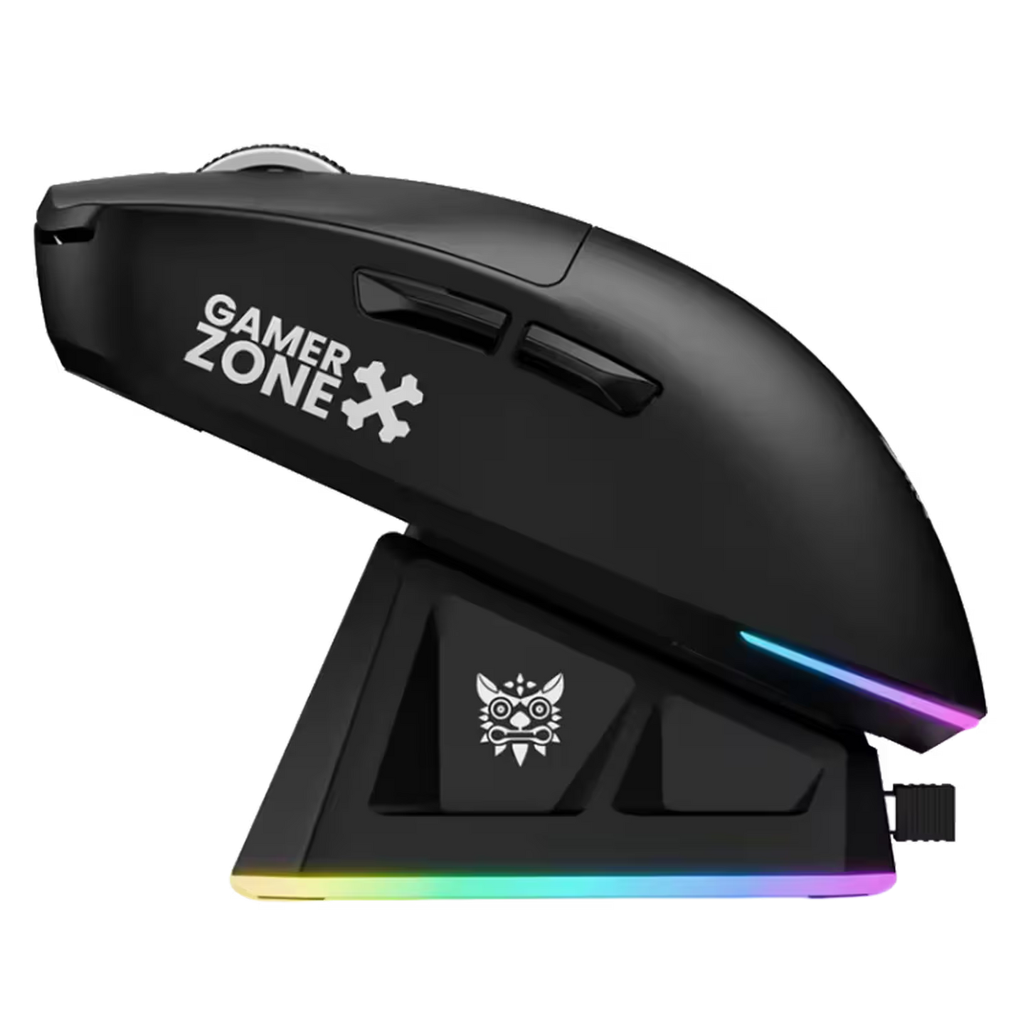 Mouse Gamer Inalámbrico Recargable ONIKUMA DM07 RGB 24000 DPI 1000Hz con Base de Carga
