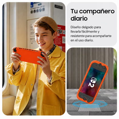 Funda de Silicona Nintendo Switch 2 | Alta Densidad Color Rojo