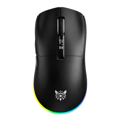 Mouse Gamer Inalámbrico Recargable ONIKUMA DM07 RGB 24000 DPI 1000Hz con Base de Carga