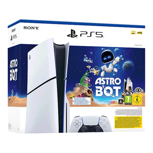 PLAY STATION 5 SLIM CON LECTOR DE CD VERSIÓN AMERICANA - pack ASTRO BOT