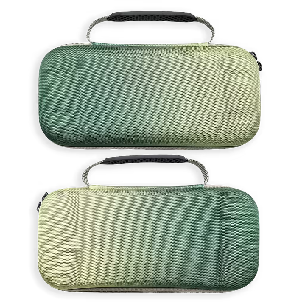 Estuche de Transporte Nintendo Switch 2 | Semirrígido Degradado Verde