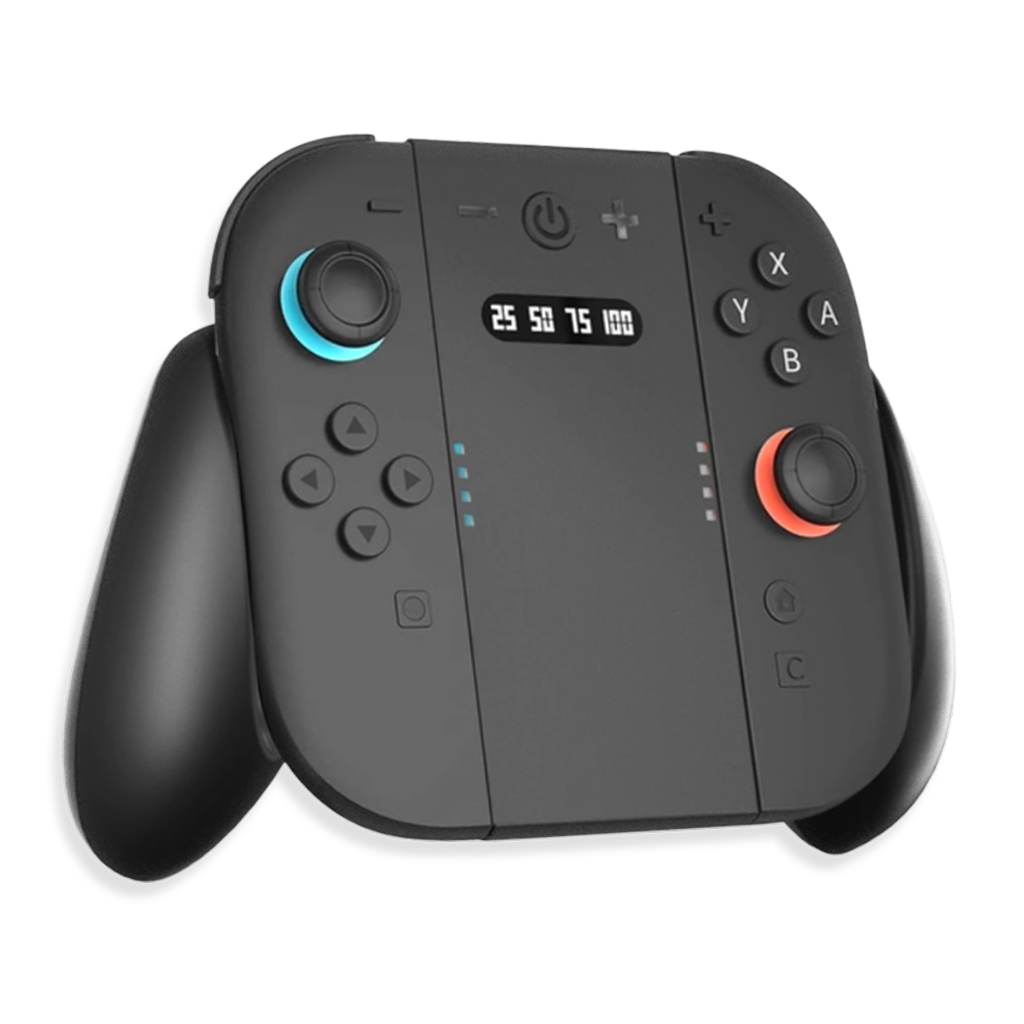 Charging Grip Joy-Con Nintendo Switch 2 – Carga y Juega | LED + USB-C + Anti-Sobrecarga