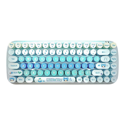 Combo Teclado y Mouse Inalámbrico MOFII Candy — Azul - vista 2 combo teclado mouse