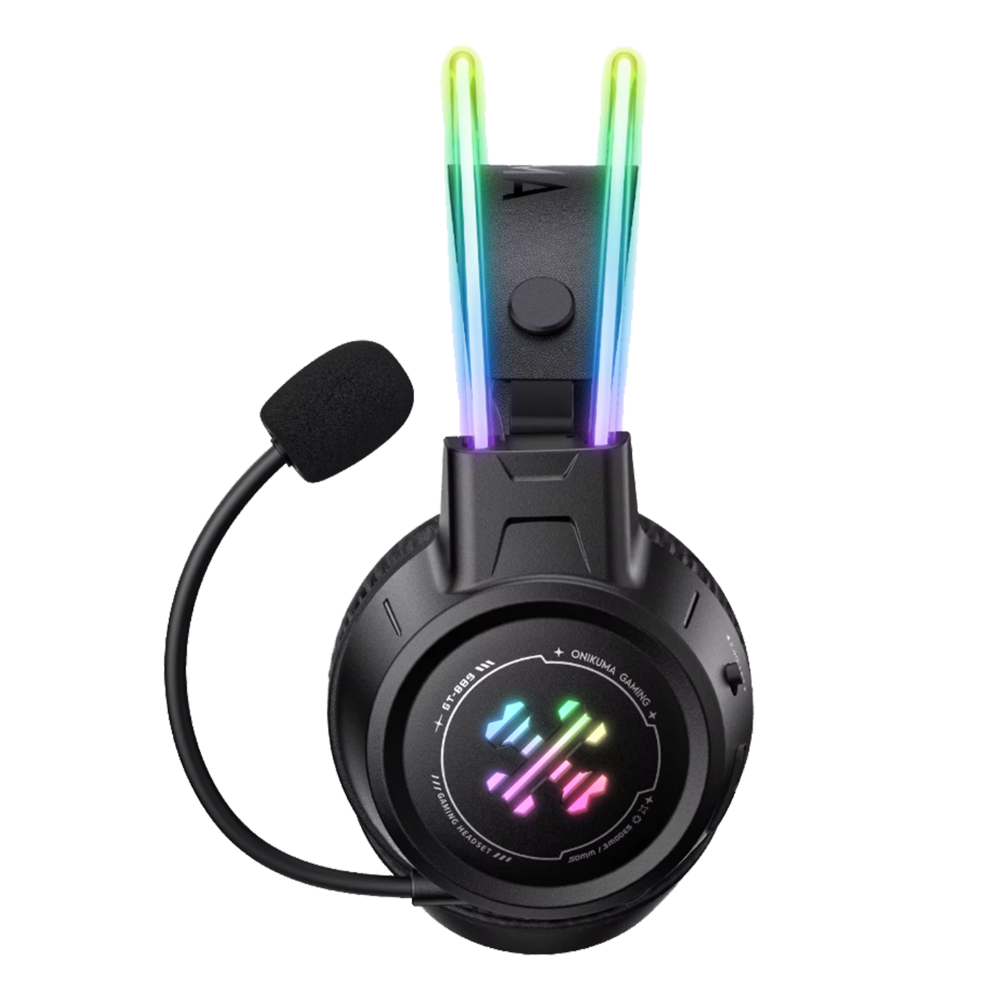 Diadema Gamer Inalámbrica Onikuma GT889 – Bluetooth 5.4 | 60H Batería | Tri-Modo 2.4G + BT + Cable | RGB | Mic Expuesto
