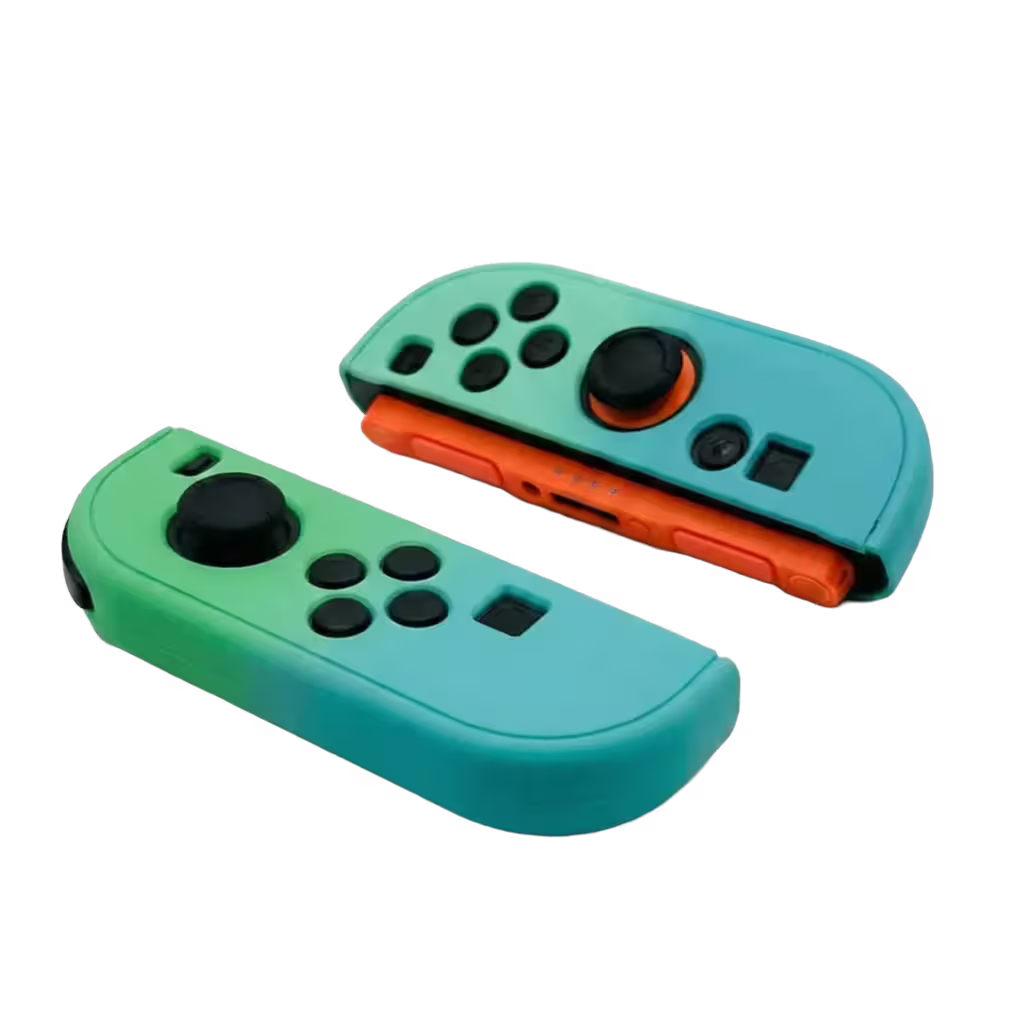 Carcasa Acrílica Nintendo Switch 2 – Degradado Verde Menta & Azul | Split Design